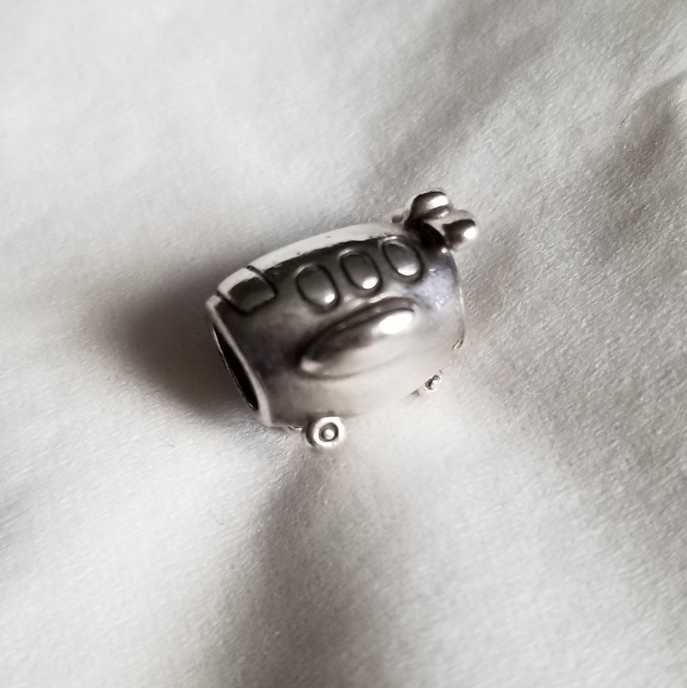 Pandora Silver airplane charm
